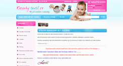 Desktop Screenshot of kocarky-textil.cz